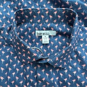 Bar III Flamingo Button Down